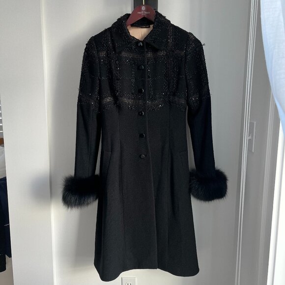 Peggy Jennings Evening Dress & Coat Set Size 2 - Picture 1 of 7